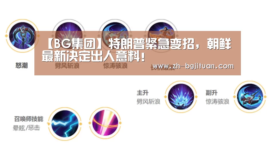 【BG集团】特朗普紧急变招,朝鲜最新决定出人意料!(图1) BG集团